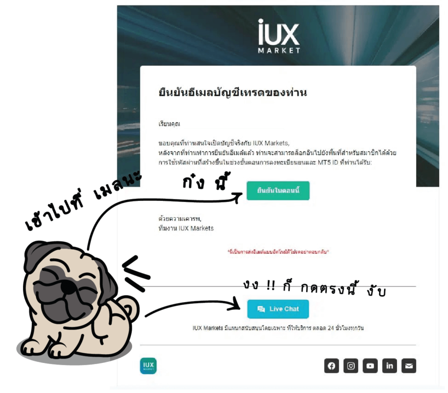 วิธีเปิดบัญชี IUX Markets