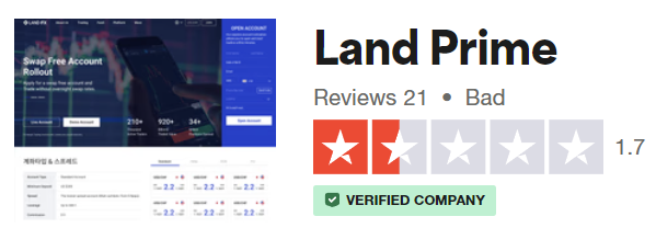 Land prime trustpilot