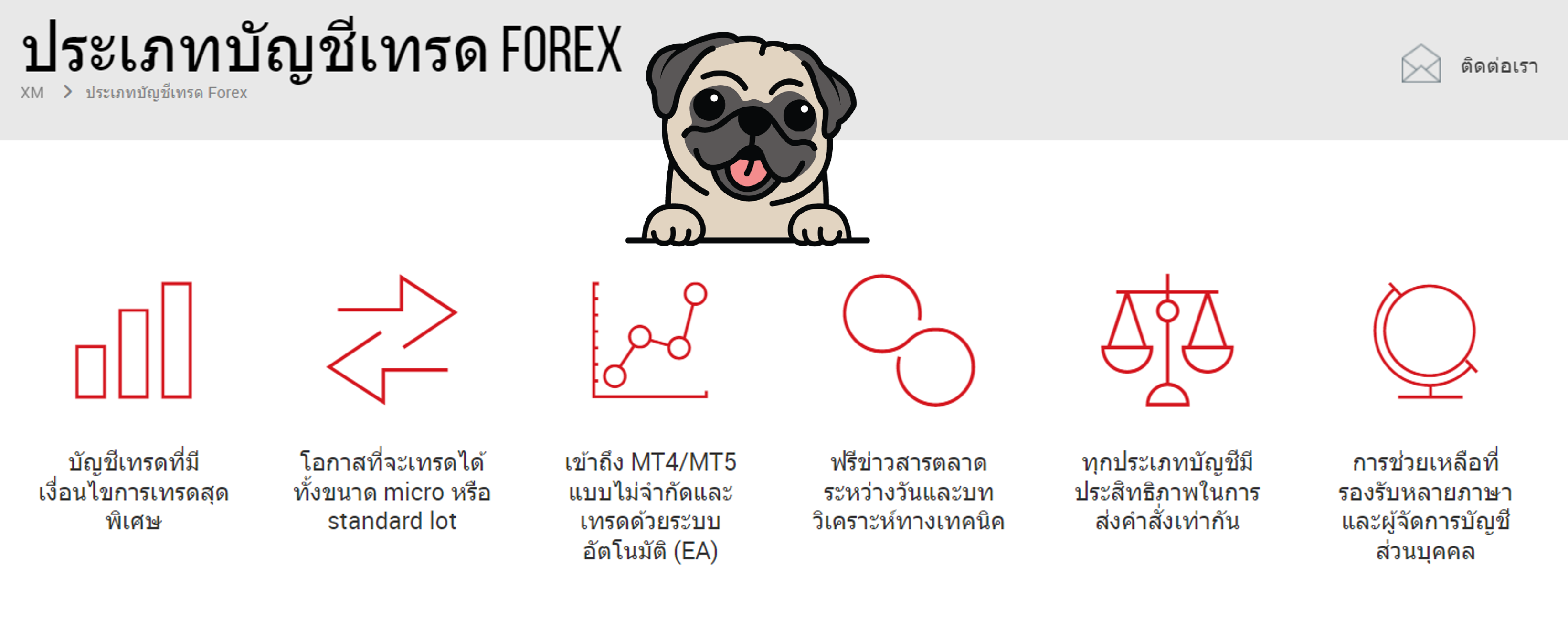 บัญชีเทรด XM