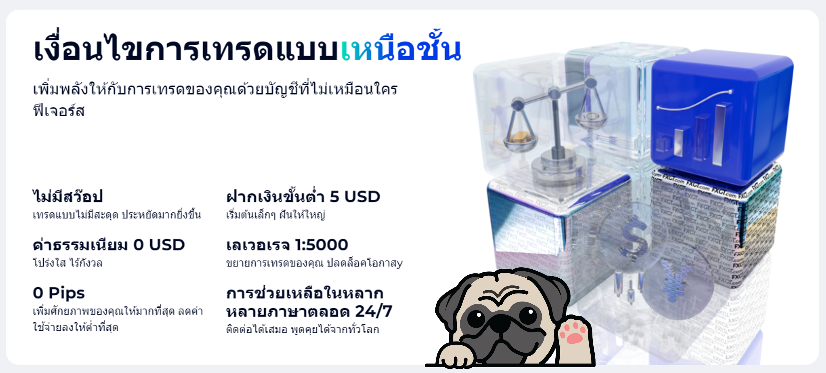 เงื่อนไขการเทรด fxgt